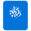 music notes#4 rock design graphic band Mousepad