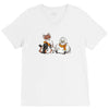 the owl and the weasel V-Neck Tee