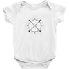 Compass Whit Circle Baby Bodysuit