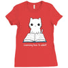 learning how to adul Ladies Fitted T-Shirt