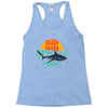 Daddy Shark Racerback Tank