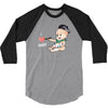 Cute Baby Painter's Dad Love 3/4 Sleeve Shirt