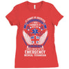 Forever The Title Emergency Medical Technician Ladies Fitted T-Shirt