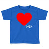 Besties Heart Family Matching Toddler T-shirt