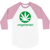 vegetarian sweet leaf 3/4 Sleeve Shirt