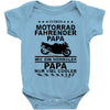 motorrad papa Baby Onesie