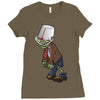 plant vs zombie Ladies Fitted T-Shirt