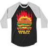 burger fever 3/4 Sleeve Shirt