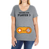 Waiting for Player 3 Gamer Ladies Curvy T-Shirt