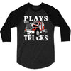 plays with trucks family matching 3/4 Sleeve Shirt
