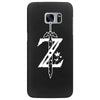 the legend of zelda - breath of the wild white logo Samsung Galaxy S7 Edge