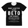 want a better texas All Over Women's T-shirt