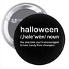 Halloween Definition T-Shirt Funny Halloween Gift Pin-back button