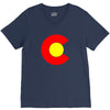 colorado flag V-Neck Tee