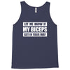 my biceps funny printed Tank Top