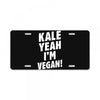 Kale Yeah I'm Vegan! License Plate