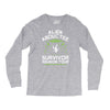 alien abductee survivor tour ufo nerd geek comic funny Long Sleeve Shirts