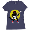rock cat Ladies Fitted T-Shirt