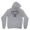 my hero is now my angel pancreatic cancer awareness Unisex Hoodie