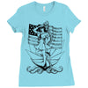 navy  girl Ladies Fitted T-Shirt