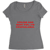 unless god sent you i'm unavailable Women's Triblend Scoop T-shirt