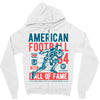 american football Zipper Hoodie