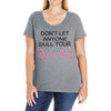 don't let anyone dull your sparkle Ladies Curvy T-Shirt