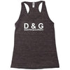 kurupt fm deepak &amp; gurdev d&amp;g logo Racerback Tank