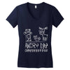 angry day Women's V-Neck T-Shirt