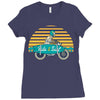 ride and surf Ladies Fitted T-Shirt