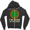 i'm huge in the shire Zipper Hoodie
