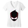ninja mask on Women's V-Neck T-Shirt