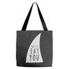 nice to eat you Tote Bags