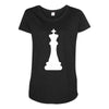 Chess King and Pawn Maternity Scoop Neck T-shirt