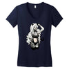 cat woman Women's V-Neck T-Shirt