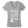 science gets me high Women's V-Neck T-Shirt