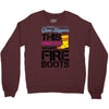 Forget Glass Slippers This Princess Wears Fire Boots Crewneck Sweatshirt