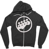 bass guitar rockband Zipper Hoodie