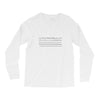 bird on a wire men's Long Sleeve Shirts