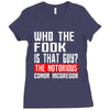 who the fook is that guy conor mcgregor Ladies Fitted T-Shirt