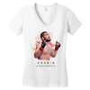 khabıb nurmagamedov painting Women's V-Neck T-Shirt