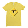 bear shark Ladies Fitted T-Shirt