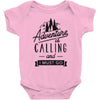 adventure calling and i must go woods ex Baby Bodysuit