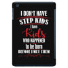 step kids white letter iPad Mini