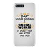 Smart Good Looking Social Worker Doesnt Get Better Than iPhone 7 Plus Case