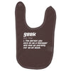 definition of a geek Baby Bibs