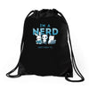 i'm a nerd Drawstring Bags
