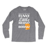 funny little brains Long Sleeve Shirts