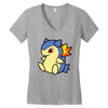 typhlosion pokedoll Women's V-Neck T-Shirt