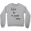 life is a journey Crewneck Sweatshirt